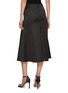 Back View - Click To Enlarge - CALCATERRA - Sheer Silk Blend Midi Skirt