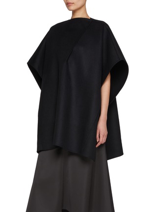 Detail View - Click To Enlarge - CALCATERRA - Two-way Wool Cape