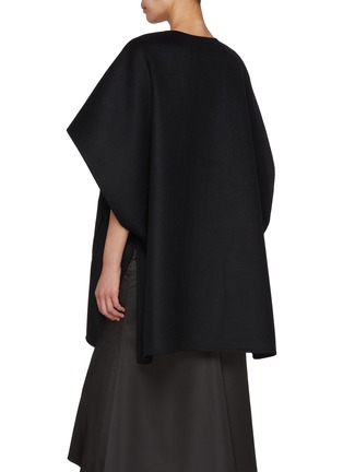 Back View - Click To Enlarge - CALCATERRA - Two-way Wool Cape