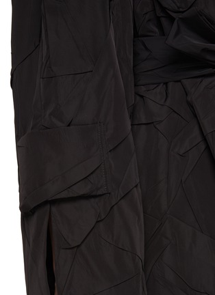  - CALCATERRA - Wrinkled Taffeta Trench Coat