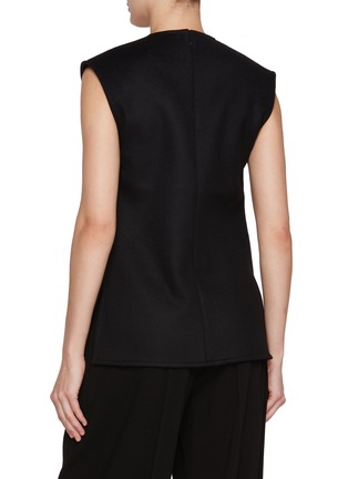 Back View - Click To Enlarge - CALCATERRA - V-neck Top