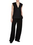 Figure View - Click To Enlarge - CALCATERRA - V-neck Top