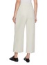 Back View - Click To Enlarge - CALCATERRA - Pleated Cropped Cotton Trousers