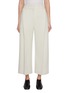 Main View - Click To Enlarge - CALCATERRA - Pleated Cropped Cotton Trousers