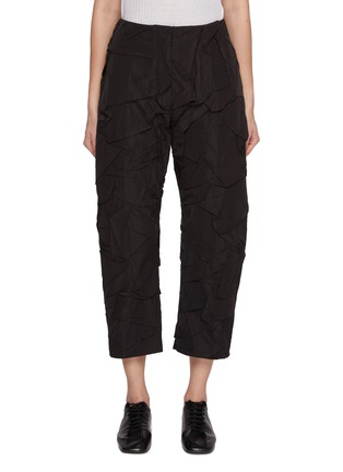 Main View - Click To Enlarge - CALCATERRA - Twinkled Taffeta Capris Trousers