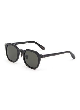 Main View - Click To Enlarge - LINDA FARROW - Fletcher Acetate D-Frame Sunglasses