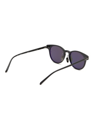 Figure View - Click To Enlarge - LINDA FARROW - Bay Acetate Round Sunglasses