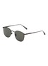 Main View - Click To Enlarge - LINDA FARROW - Simon Titanium Round Sunglasses