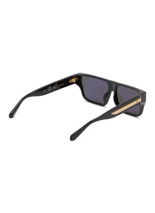 Figure View - Click To Enlarge - LINDA FARROW - Brady Acetate Rectangle Sunglasses