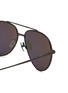 Detail View - Click To Enlarge - LINDA FARROW - Marcelo Titanium Aviator Sunglasses