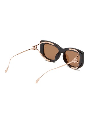 Figure View - Click To Enlarge - GUCCI - Acetate Rectangle Sunglasses