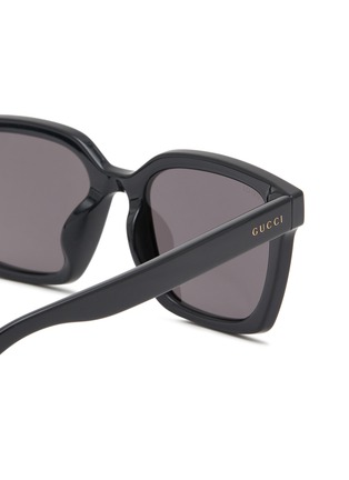 Detail View - Click To Enlarge - GUCCI - Acetate Square Sunglasses