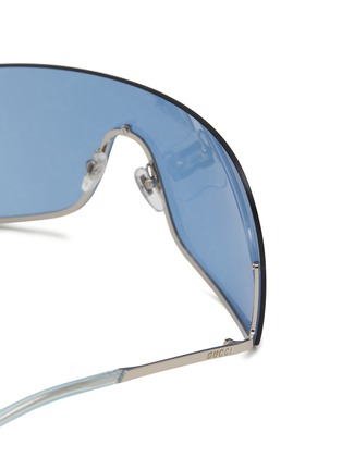 Detail View - Click To Enlarge - GUCCI - Metal Aviator Sunglasses