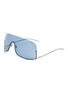 Main View - Click To Enlarge - GUCCI - Metal Aviator Sunglasses