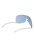 Figure View - Click To Enlarge - GUCCI - Metal Aviator Sunglasses