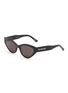 Main View - Click To Enlarge - BALENCIAGA - Recycled Acetate Cateye sunglasses