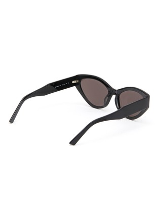 Figure View - Click To Enlarge - BALENCIAGA - Recycled Acetate Cateye sunglasses