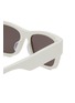 Detail View - Click To Enlarge - BALENCIAGA - Recycled Acetate Square sunglasses