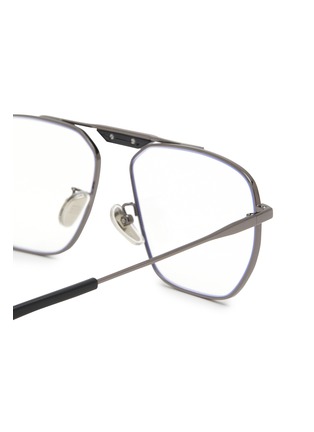 Detail View - Click To Enlarge - BALENCIAGA - Metal Navigator Glasses