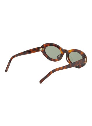 Figure View - Click To Enlarge - SAINT LAURENT - Acetate Oval Sunglasses