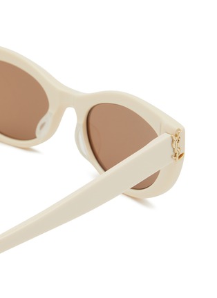 Detail View - Click To Enlarge - SAINT LAURENT - Acetate Cat Eye Sunglasses