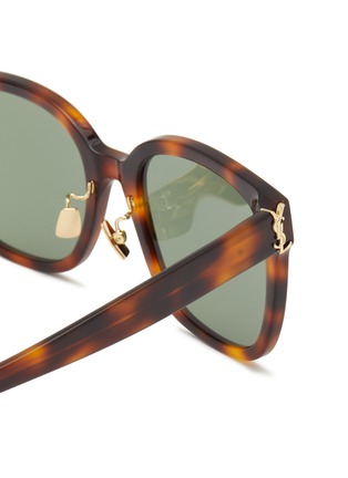 Detail View - Click To Enlarge - SAINT LAURENT - Acetate Sqaure Sunglasses