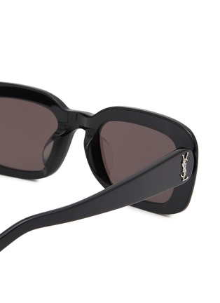 Detail View - Click To Enlarge - SAINT LAURENT - Acetate Rectangular Sunglasses