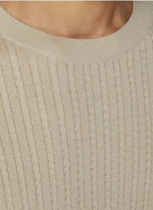  - THEORY - Cable Knit T-shirt