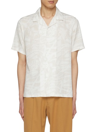 Main View - Click To Enlarge - THEORY - Irving Abstract Floral Shirt
