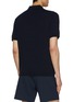 Back View - Click To Enlarge - THEORY - Cable Knit Breach Cotton Polo Shirt