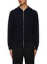 Main View - Click To Enlarge - THEORY - Myhlo Breach Waffle Cotton Zip Up Hoodie