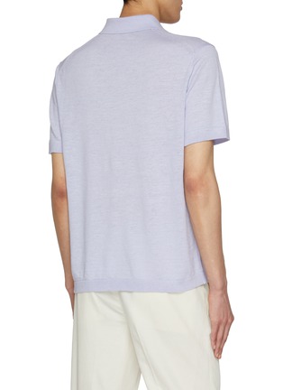 Back View - Click To Enlarge - THEORY - Brenan Cotton Polo Shirt