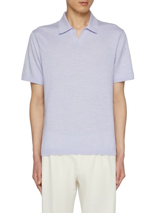 Main View - Click To Enlarge - THEORY - Brenan Cotton Polo Shirt
