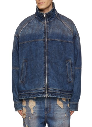 Main View - Click To Enlarge - JUUN.J - Zip up Denim Jacket