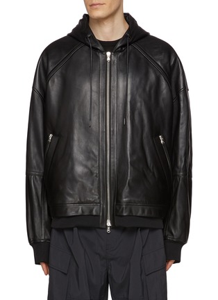 Main View - Click To Enlarge - JUUN.J - Hooded Bomber Jacket