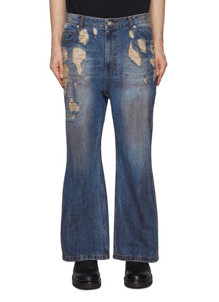 Main View - Click To Enlarge - JUUN.J - Bootcut Denim Jeans