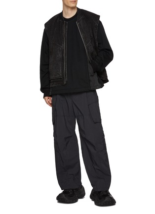 Figure View - Click To Enlarge - JUUN.J - Front Zip Sweatshirt