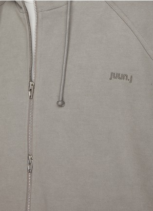  - JUUN.J - Zip up Logo Hoodie