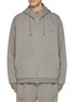 Main View - Click To Enlarge - JUUN.J - Zip up Logo Hoodie