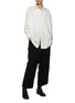 Figure View - Click To Enlarge - YOHJI YAMAMOTO - R-Double Placket Cotton Blouse