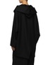 Back View - Click To Enlarge - YOHJI YAMAMOTO - R-Hooded Wool Cape Coat