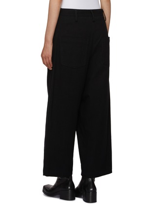 Back View - Click To Enlarge - YOHJI YAMAMOTO - R-Pedal P Cotton Pants