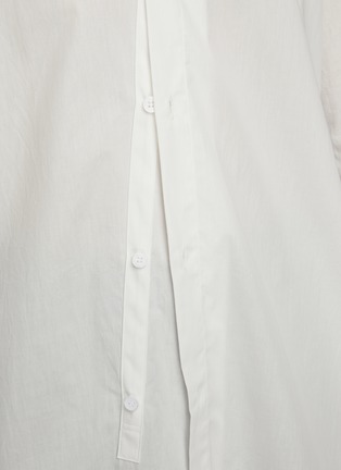  - YOHJI YAMAMOTO - R-Asymmetric Flare Cotton Blouse