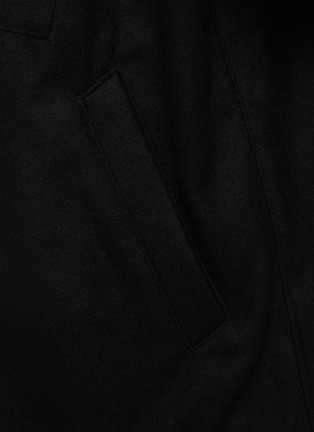  - YOHJI YAMAMOTO - R-Short Sleeve Wool Blend Hoodie