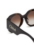 Detail View - Click To Enlarge - CHLOÉ - Havana Shiny Brown Round Frame Sunglasses