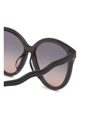 Detail View - Click To Enlarge - CHLOÉ - Woman Asian Fit Round Frame Sunglasses