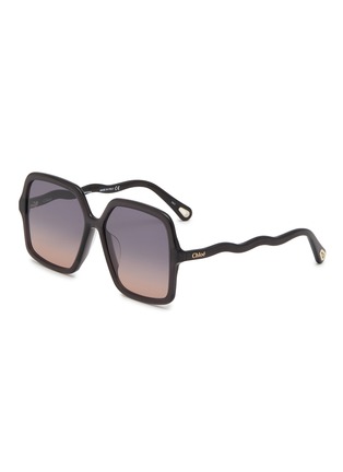 Main View - Click To Enlarge - CHLOÉ - Woman Asian Fit Square Frame Sunglasses