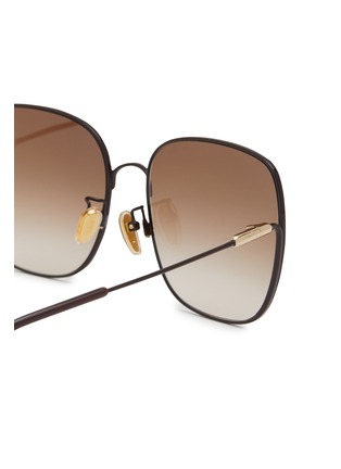 Detail View - Click To Enlarge - CHLOÉ - Woman Asian Fit Burgundy Sunglasses