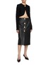 Figure View - Click To Enlarge - TOVE - Pilar Leather Pencil Skirt