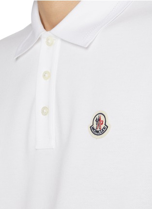  - MONCLER - Logo Patch Cotton Polo